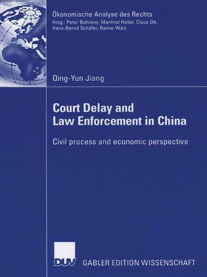 cover image of Court Delay and Law Enforcement in China